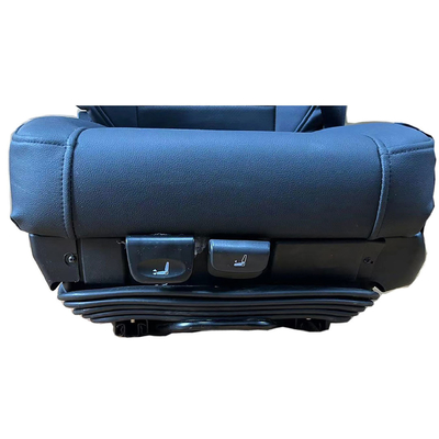 Air Suspension Seat For Semi Truck Bus Driver Ventilation Heating Function Leather Cover