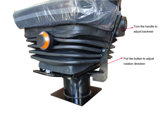 Mechanical Suspension Seat 360 Swivel Crane Train Locomotive Lifting Equipment Seat
