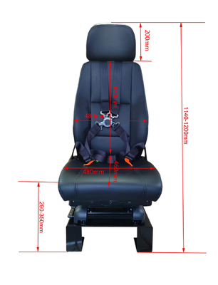 Static Seat S802 Engineering Mechanical Vehicle Seats Overhead Crane Seat