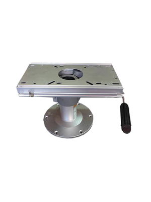 Marine Boat Seat Base With Height Adjustable Slide And Swivels
