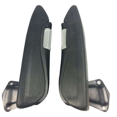 Adjustable Universal Seat Accessories Armrest Black PU Foam For Truck Driver Seat