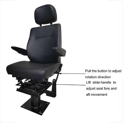 360 Rotation Simply Type Static Seat Portal Crane Seat With Height Adjustment
