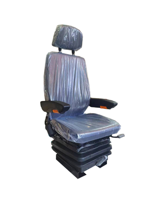 Heavy Equipment Adjustable Backrest Mechanic Suspension Seats With Sliding Rail