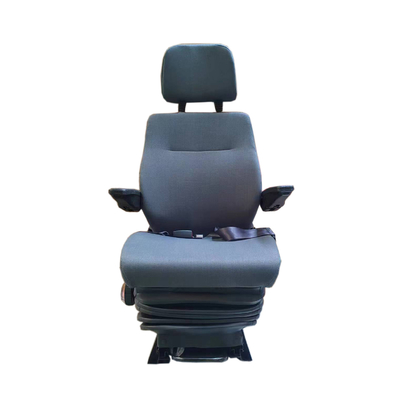 Mechanical Suspension Crane Tactor Driver Seats With Safety Belt Armrests