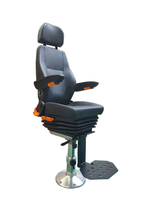Aluminum Alloy Base Static Official Boat Marine Cockpit Seats For Horizontal Adjustment