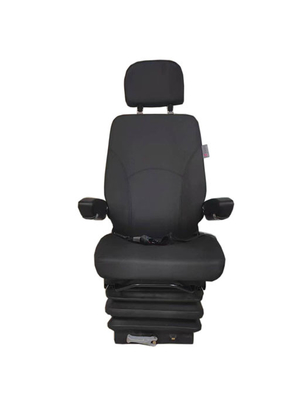 Mechanical Suspension Volvo Truck Seat With Black Fabric Cover