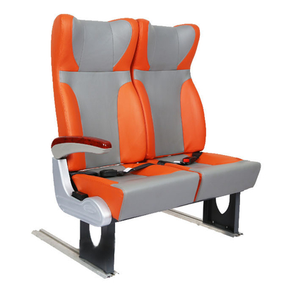 Single or Mix Color Bus Seats with Safety Belt Customizable PU Material