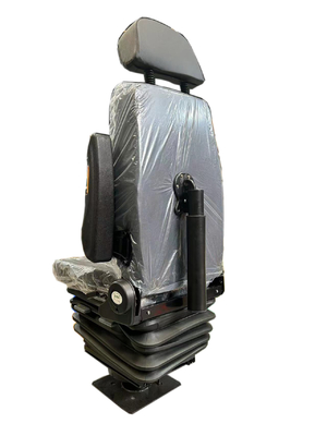 Mechanical Suspension For Locomotive Driver Seat With Back Support