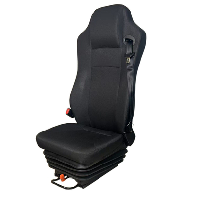 Heavy Duty Breathable Black PU Leather Fabric Suspension Seat for Comfortable and Durable Seating