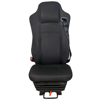 Heavy Duty Breathable Black PU Leather Fabric Suspension Seat for Comfortable and Durable Seating