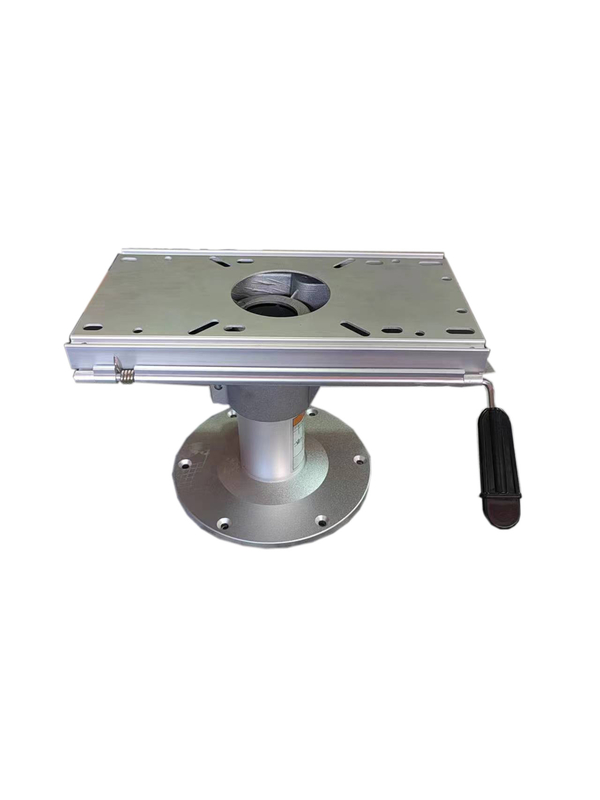 Marine Boat Seat Base With Height Adjustable Slide And Swivels