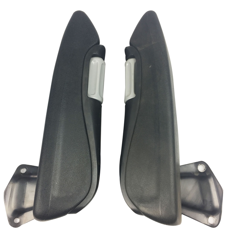 Adjustable Universal Seat Accessories Armrest Black PU Foam For Truck Driver Seat