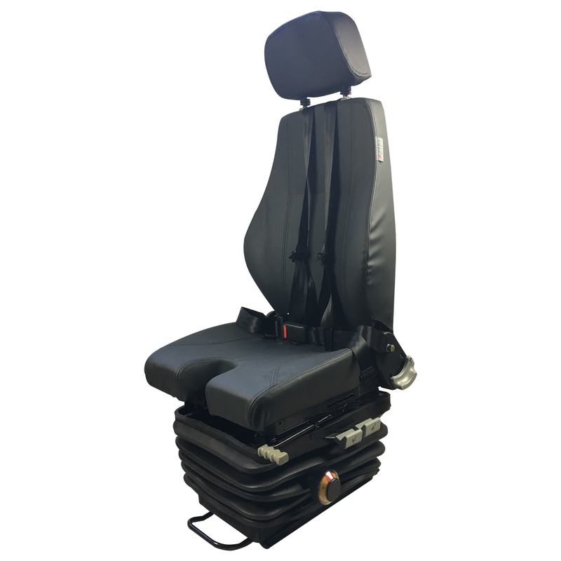 Adjustment Wide Viewing Angle U-Shaped Crane Seat With Mechanical Suspension Damping