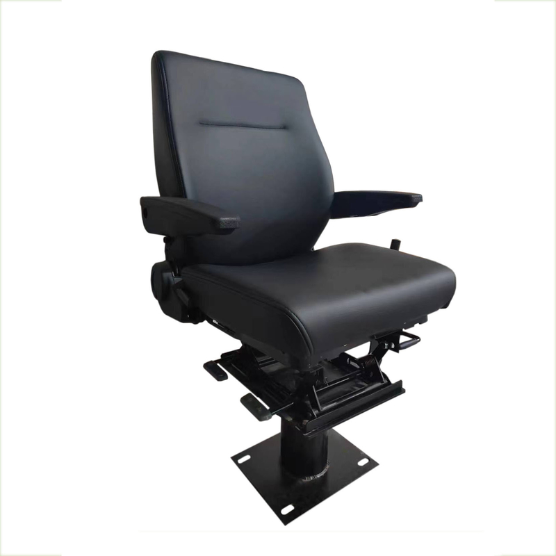 Static Train Subway Driver'S Seat With 360° Rotation Adjustable Armrest