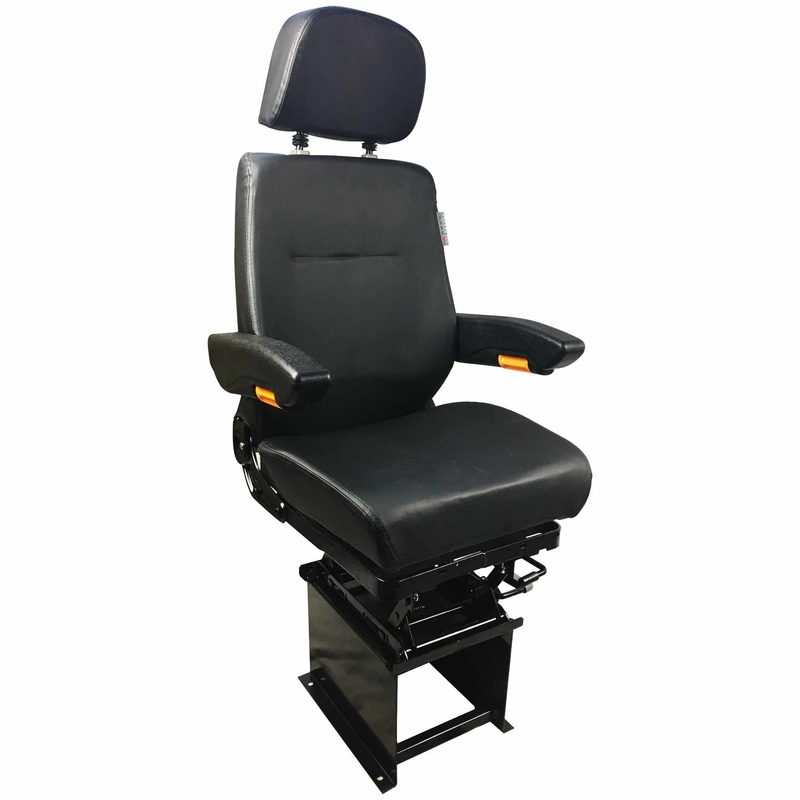 Static Train Driver Seat With Armrest And Height Ajustable For Sale