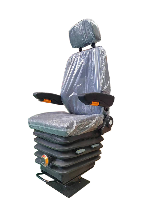 Mechanical Suspension Driver Seat For Train Driver With Rotation And Back Support