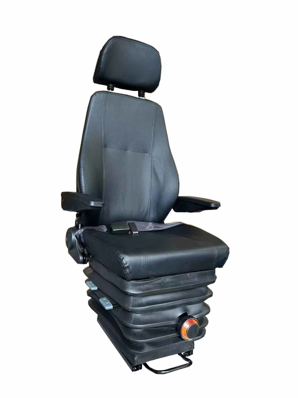 Front 105 Back 120mm 23Levers PU Material Custom Height Adjustable Mechanical Shock Absorption Tower Crane Driver Seat
