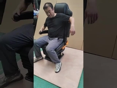 Réglage du dossier de remorque haute suspension mécanique siège de camionneur à décharge 360 rotation