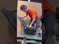 Siège à suspension mécanique Grammer pour conducteur de transport de mines avec couverture en PU