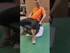 M801-73 Modèle de produit Siège à suspension mécanique noir pour tracteur à grue avec réglage de poids